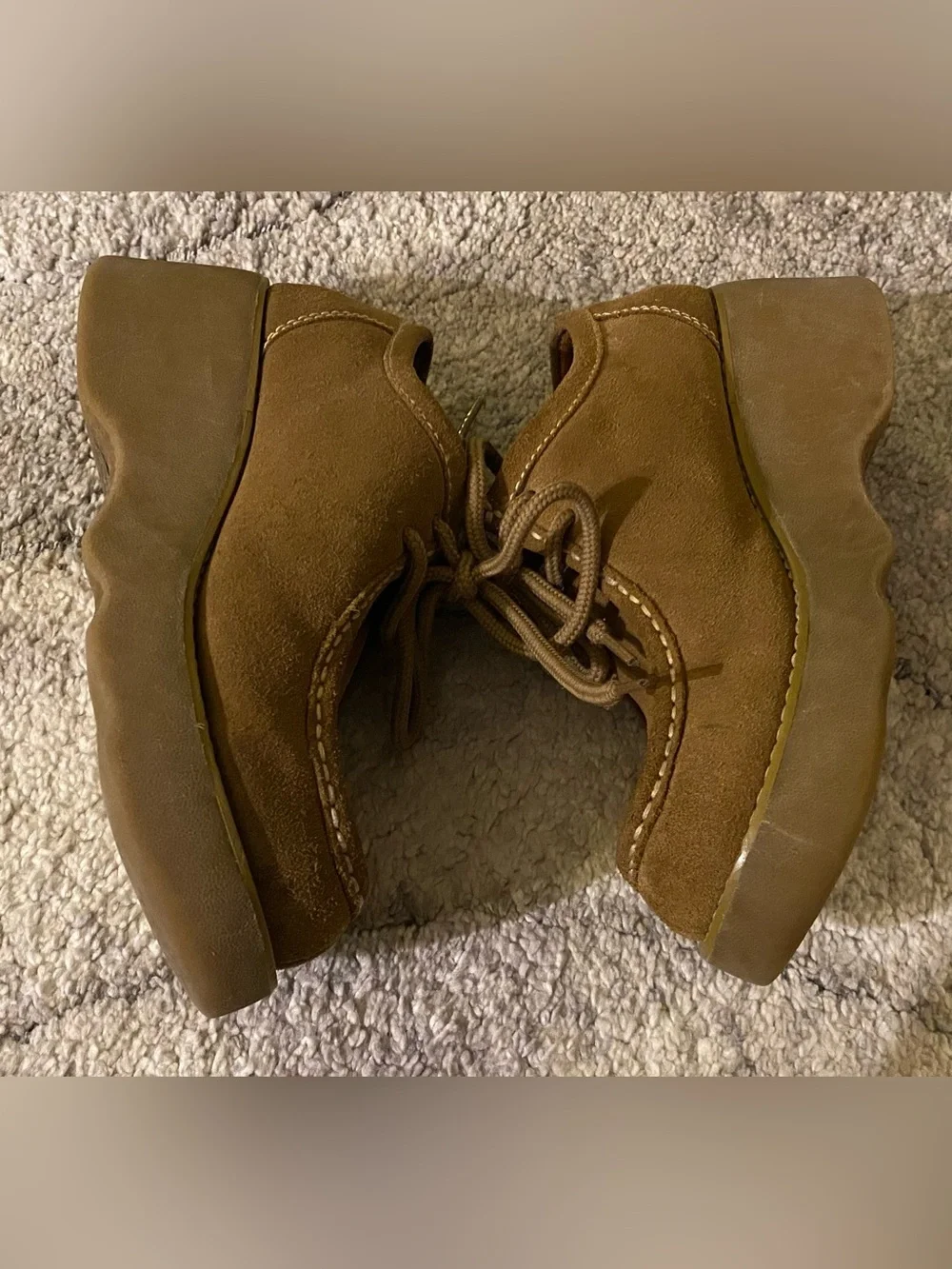 Mudd Lace Up Chunky Oxford Platform Shoes Size 8-8.5, 90’s Y2K